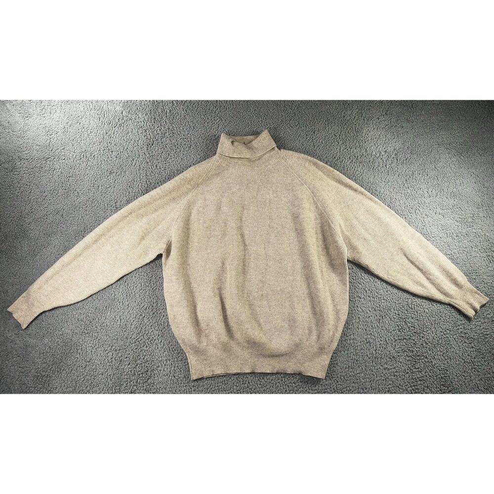 The Limited Turtleneck Sweater Women Large Knit Rabbit Hair Oversized